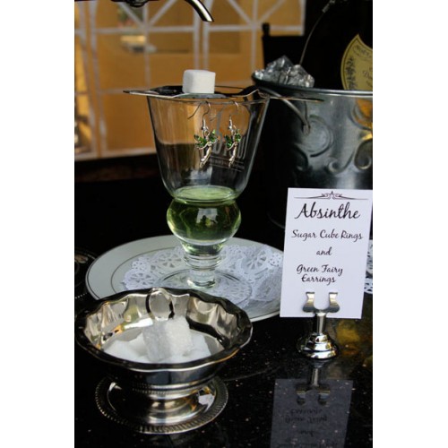 Серьги "Green Absinthe Fairy"