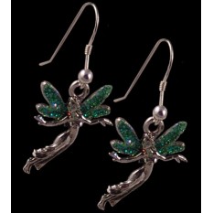 Серьги "Green Absinthe Fairy"