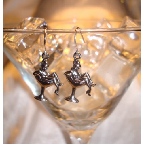 Серьги "Girl in a Glass"