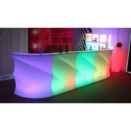 Барная стойка "LED" + 5 фуршетных столов "LED"