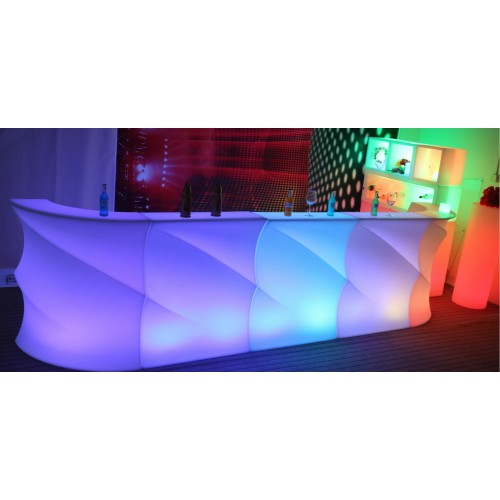 Барная стойка "LED" + 5 фуршетных столов "LED"