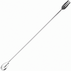 Барная ложка "Long Silver Trident Spoon" 53 cm