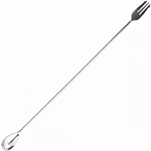Барная ложка "Long Silver Trident Spoon" 53 cm