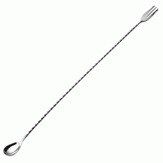 Барная ложка "Silver trident spoon" 40 cm